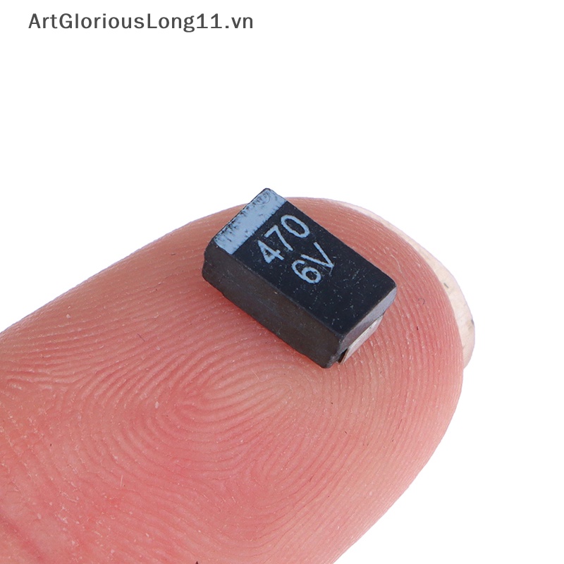 Set 10 Tụ Điện Loại D 6.3V470UF 477J 470UF 6V D7343 Chuyên Dụng