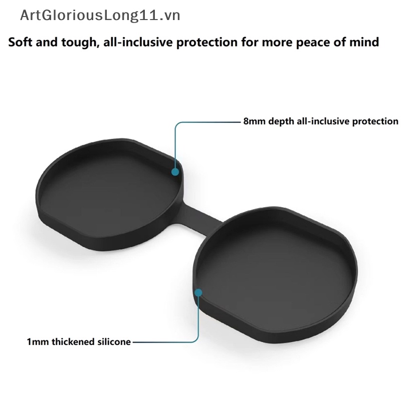 Vỏ Bảo Vệ Mắt Kính PSVR2 fpr PSVR2 Bằng Silicone Cao Su Dày Dặn Chống Bụi GP-513