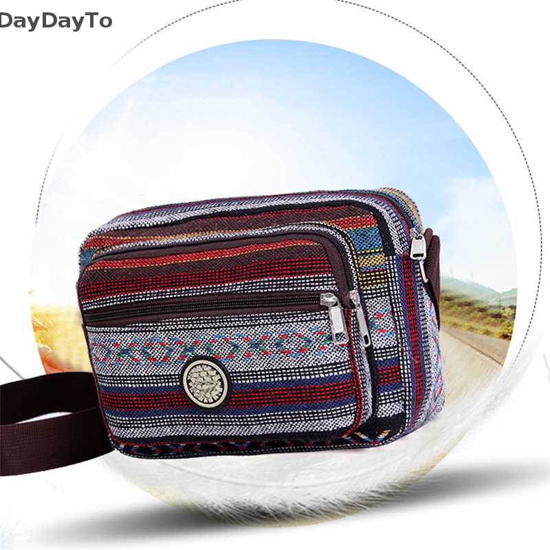 Túi Xách Mini Màu Nâu Phong Cách Dân Tộc Cho Nữ