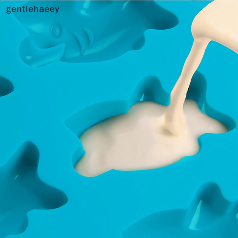 Khuôn Silicone Tạo Hình Cá Mập 3D Trang Trí Bánh DIY