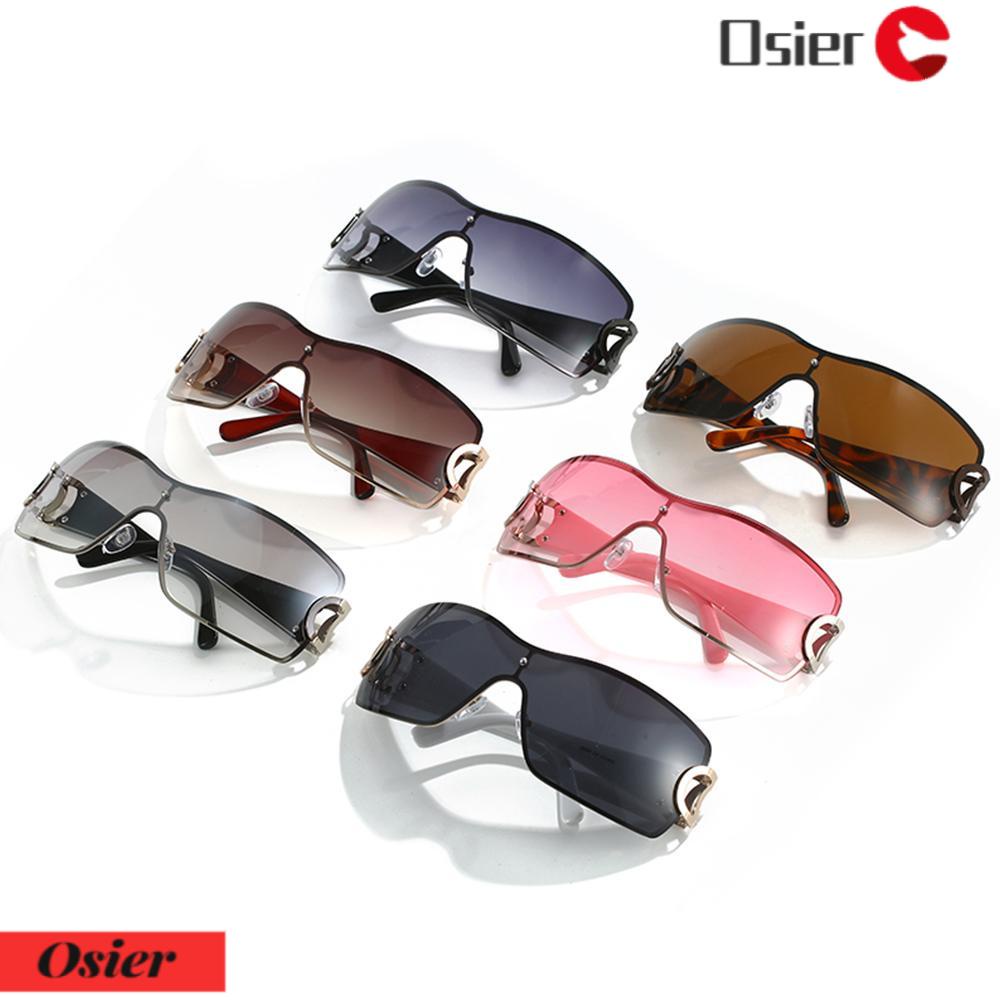 Kính Mát Thời Trang Nữ 1 Màu Gradient Phong Cách Hiện Đại