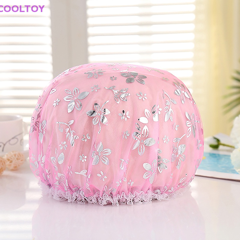 Cooltoy Mũ Tắm Dày Dặn Chống Thấm Nước Và Dầu Dành Cho Nữ