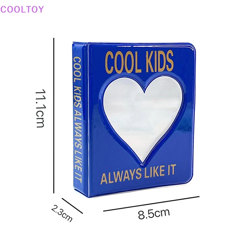 Cooltoy Cuốn Album Ảnh 3 Inch Mini Hình Trái Tim Ngôi Sao Rỗng Dễ Thương
