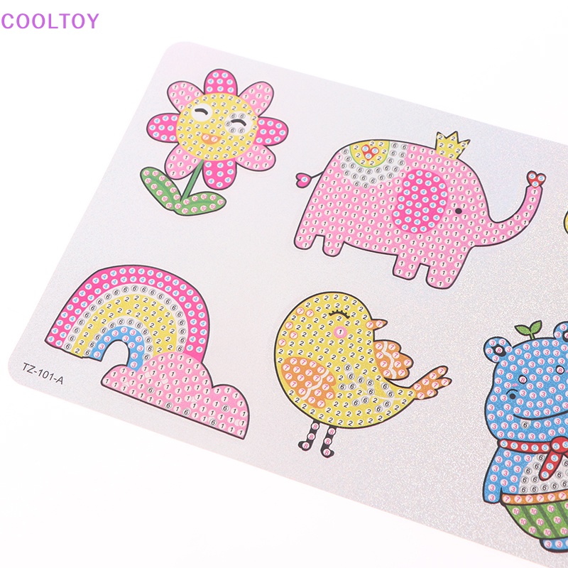 Cooltoy Bộ Đồ Chơi Kim Cương 5D Tự Làm Thủ Công Nghệ Thuật Đính Đá Quý Quý Lớn Paing Quà Tặng Cho Bé Trai Bé Gái