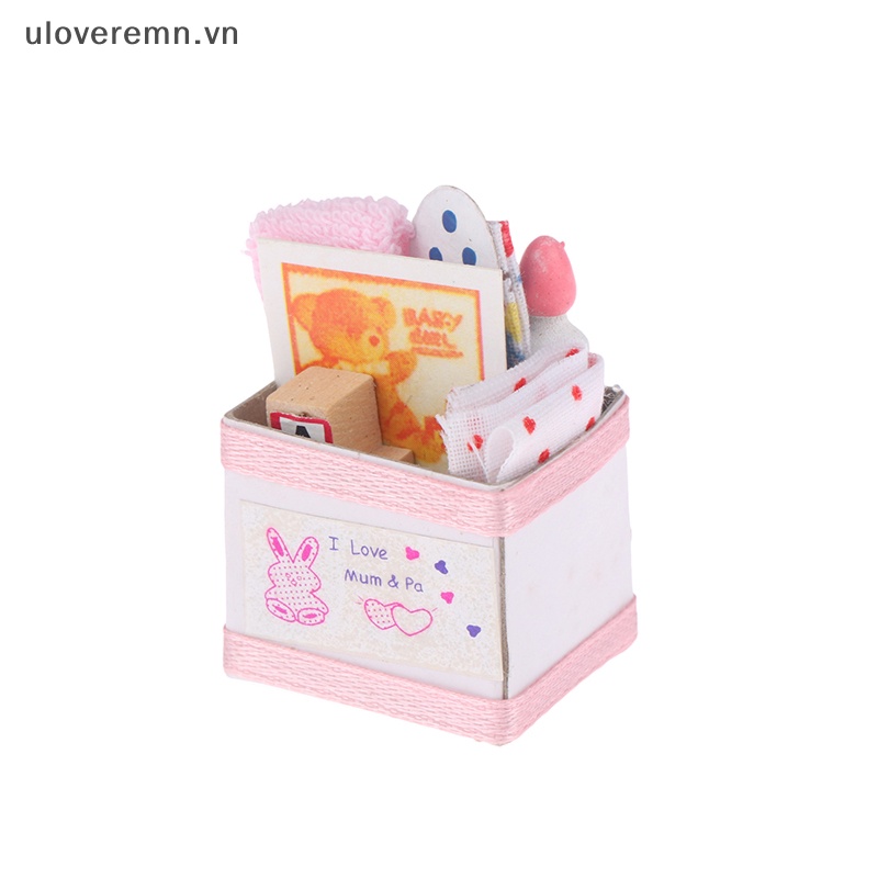 Hộp Đồ Chơi Mini Dễ Thương Xinh Xắn 1: 12 Dùng Để Trang Trí Nhà Búp Bê