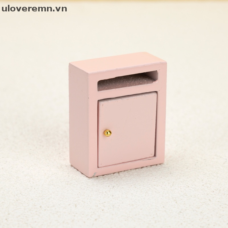 1 Hộp Thư Mini Màu Sắc In Chữ 1: 12 Trang Trí Nhà Búp Bê