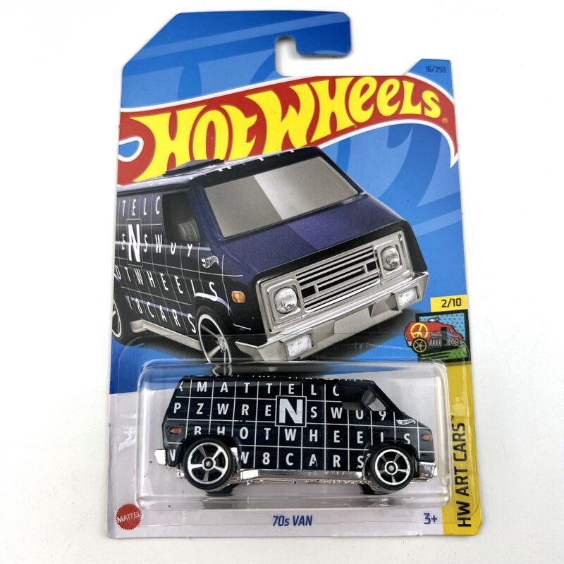 Mô Hình Xe Hơi Đồ Chơi Hot Wheels 70s VAN 1 / 64 Bằng Kim Loại 2023-16