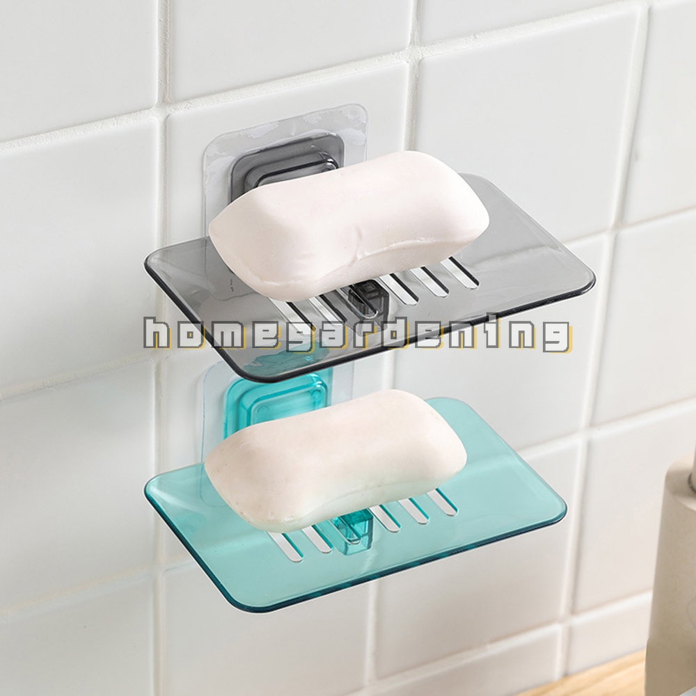 Khay Đựng Xà Phòng Gắn Tường Trong Suốt Tiện Dụng Cho Phòng Tắm