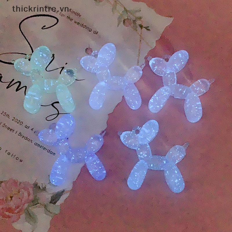 1 Mô Hình Chú Chó Mini Bằng Acrylic Phát Sáng Độc Đáo