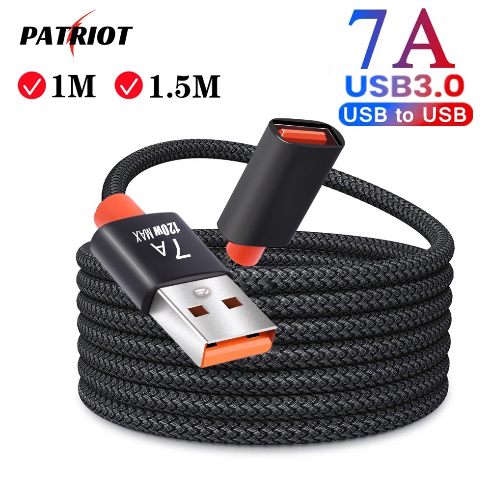 Dây Cáp Truyền Dữ Liệu Tốc Độ Cao 1.5m 1.0m 7A 6A USB 3.0 Chuyên Dụng Cho Máy Tính / TV