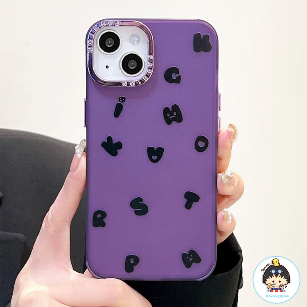 Ốp Điện Thoại TPU Mềm Chống Sốc Bảo Vệ Ống Kính In Chữ Tiếng Anh Cho IPhone 14 Pro Max 13 12 11 Pro Max XR XS 7 8 Plus