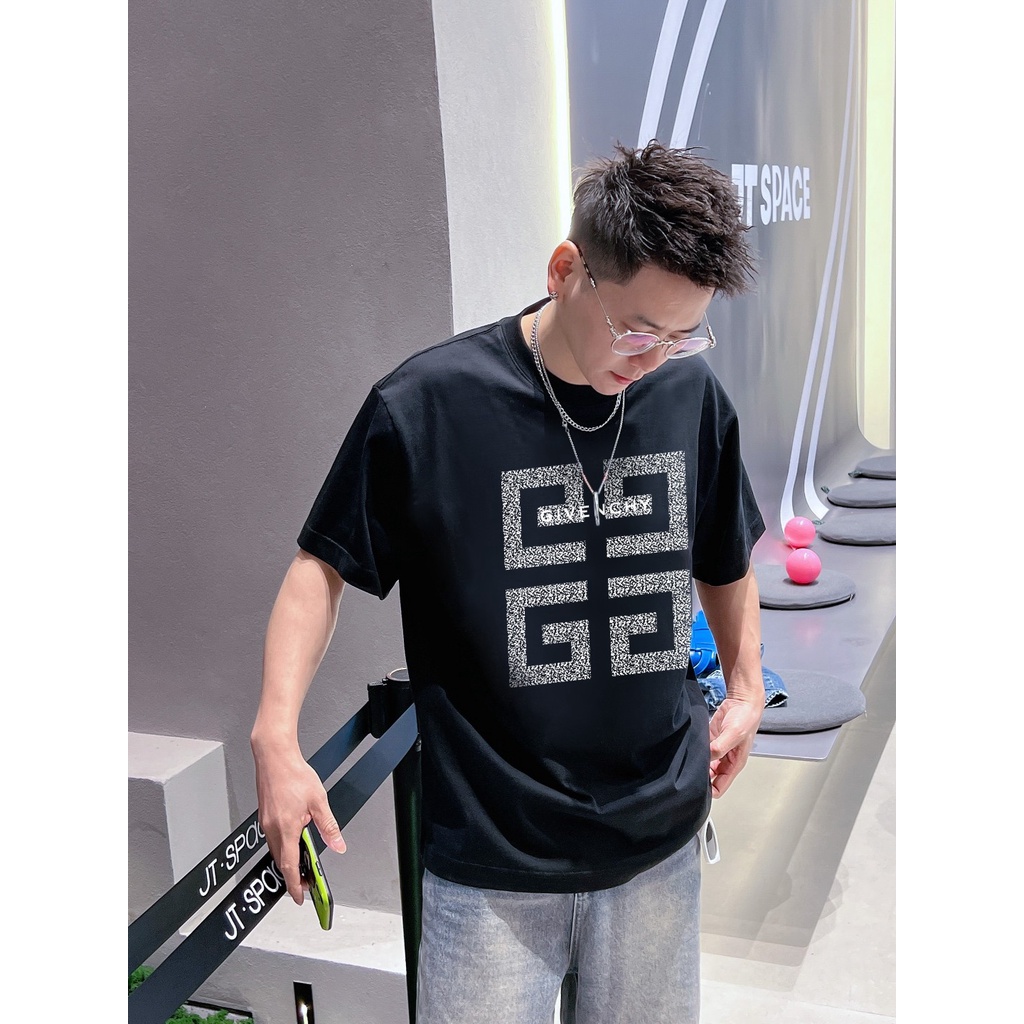 Áo Thun Tay Ngắn Cổ Tròn In Chữ Given Thời Trang Mùa Hè Cho Nam Và Nữ