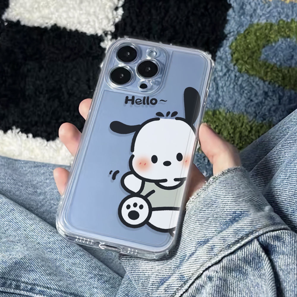 ✅Ốp Điện Thoại Mềm Chống Sốc Hình Chú Chó Pacha Cho Iphone 14Pro 12 6In11 7813 GFZC