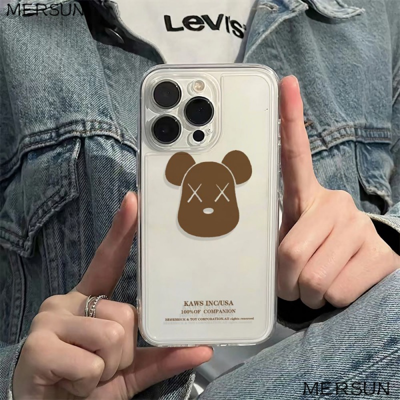 ✅Ốp Điện Thoại Dẻo Họa Tiết Gấu Violent Dễ Thương Chống Sốc Cho Iphone1214Pro 78 plus JSNR 1311