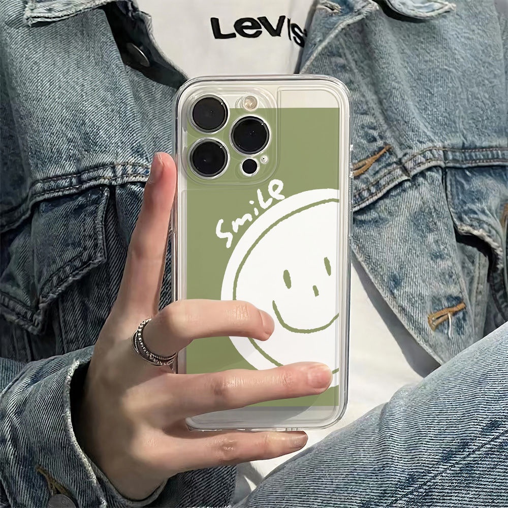 ✅Ốp Điện Thoại Mềm Chống Sốc Họa Tiết Mặt Cười 116In14Pro 13 Cho iPhone1278 max Apple CJ1E