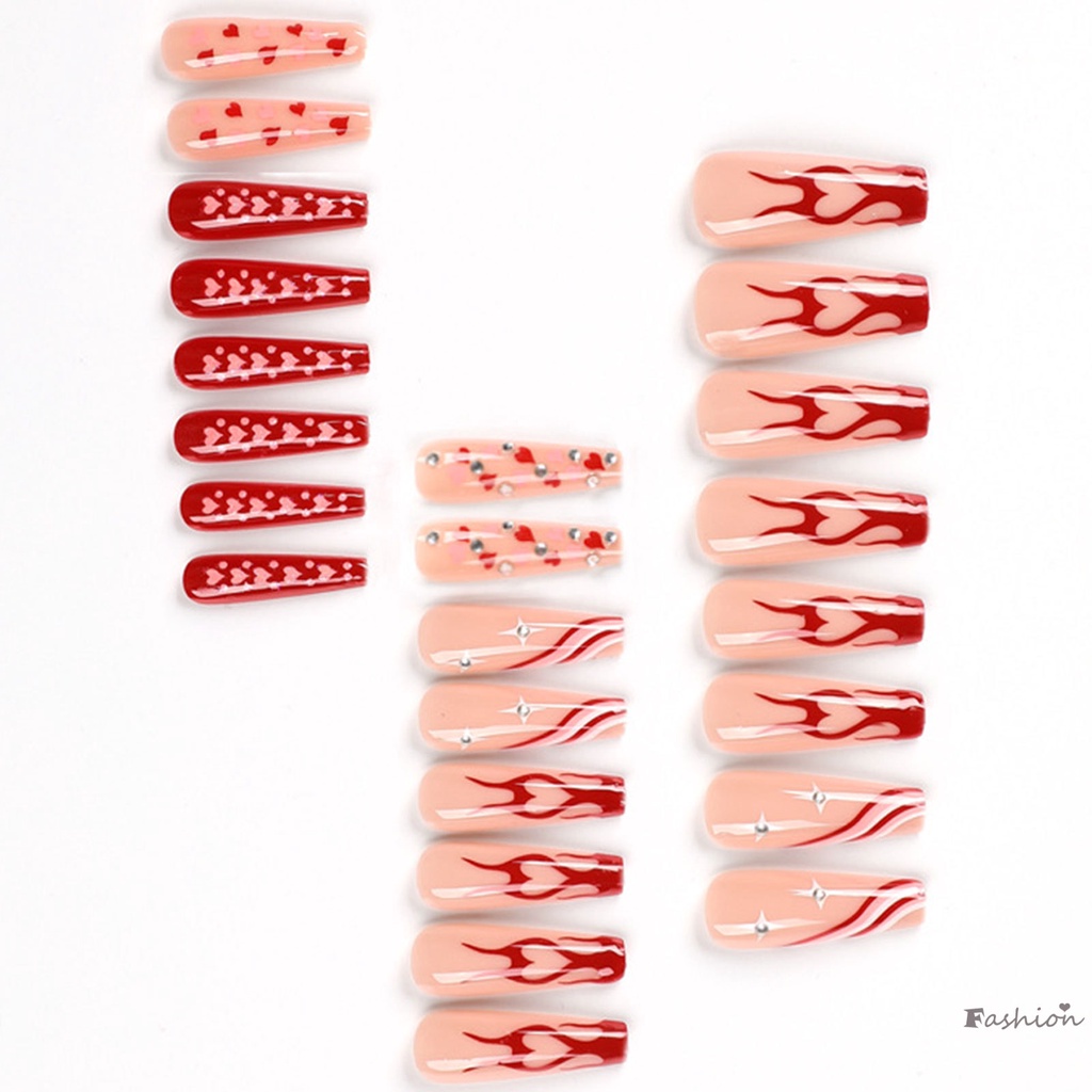 Sơn Móng Tay Bóng Họa Tiết Gợn Sóng Dài Chắc Chắn &amp; Không Phai Màu Phong Cách