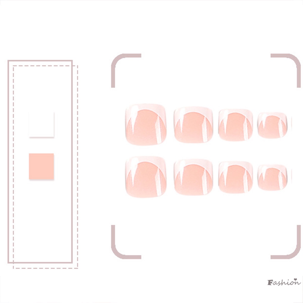 Móng Chân Giả Siêu Mỏng Thoáng Khí Đính Kim Tuyến Lấp Lánh Kiểu Pháp