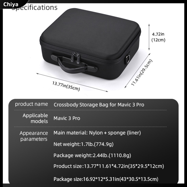 Túi Đựng Điều Khiển Từ Xa Cầm Tay Cho Dji Mavic 3 Pro Drone