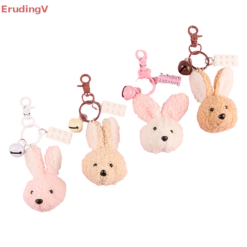 [ErudingV] Móc Khóa Thỏ Bông Tai To Dễ Thương Trang Trí Ba Lô [Mới]