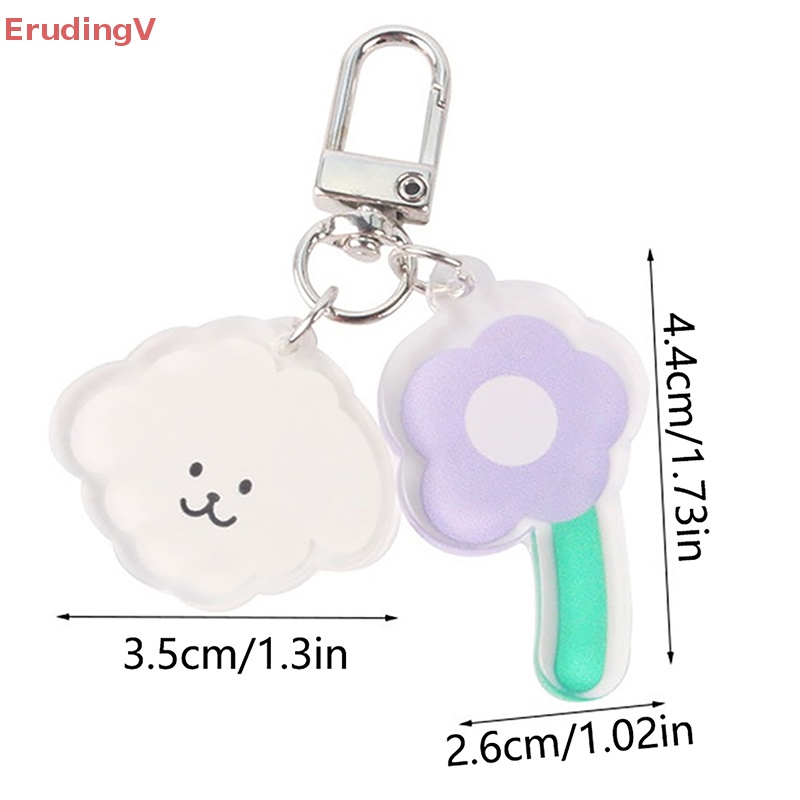 [ErudingV] Móc Khóa Hình Hoa Tulip Dễ Thương Trang Trí Ba Lô / Túi Xách [Mới]