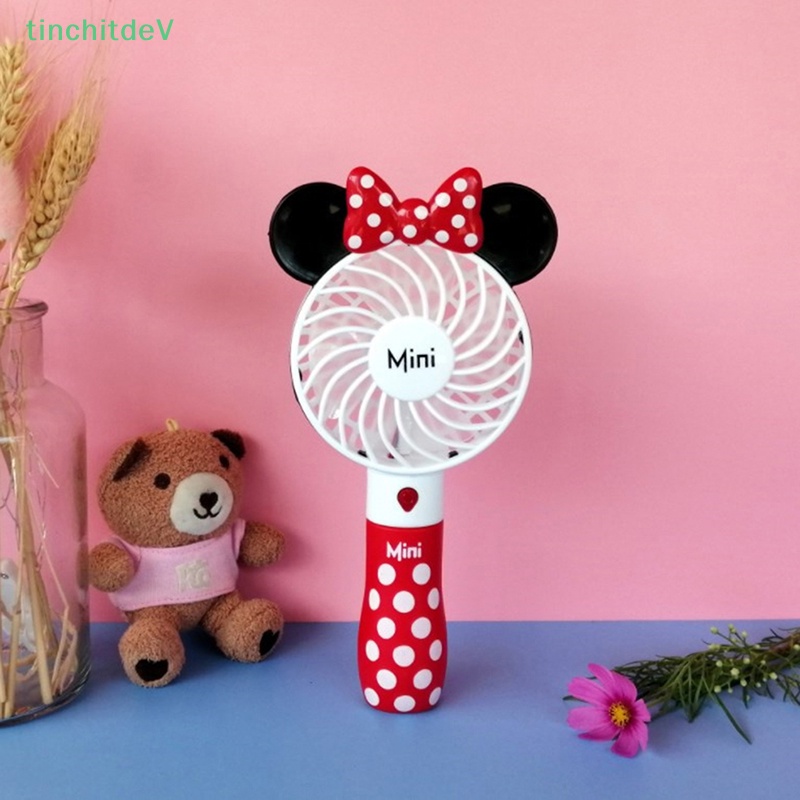 DISNEY Quạt Usb Mini Hình Chuột Mickey Minnie Dễ Thương
