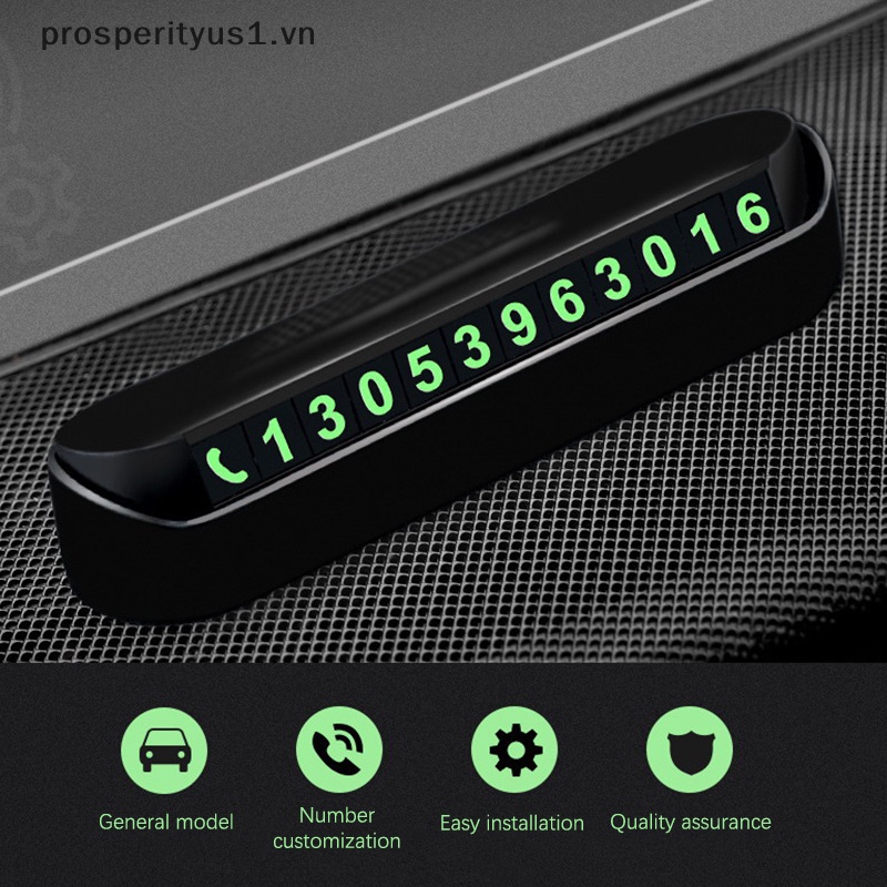 [prosperityus1] Thẻ Đỗ Xe Tạm Thời Để Lại Số Điện Thoại Ẩn [VN]
