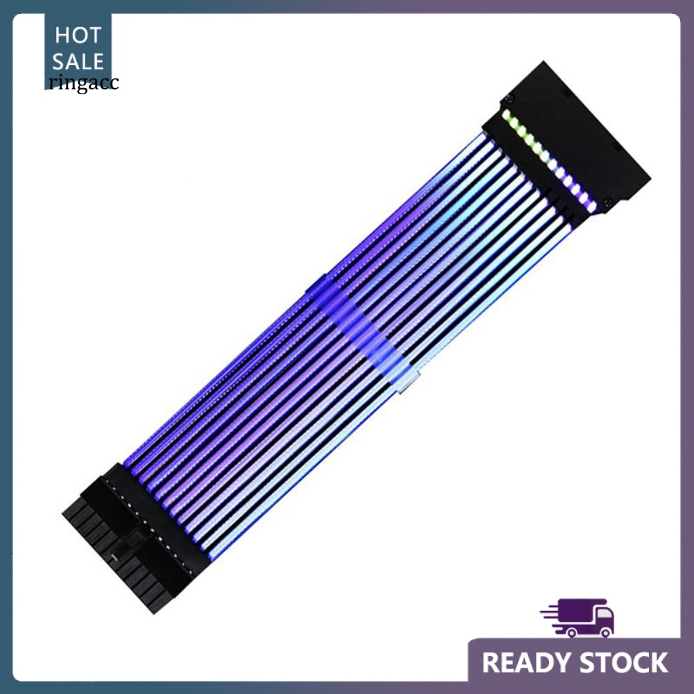 Dây Cáp Nối Dài Nguồn RGA 24Pin RGB Cho Vỏ Bảng Chính Máy Tính