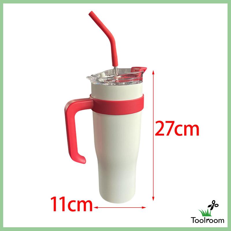 Cốc Đựng Cà Phê Cách Nhiệt Kèm Ống Hút Và Nắp Đậy Cho Xe Hơi / Du Lịch