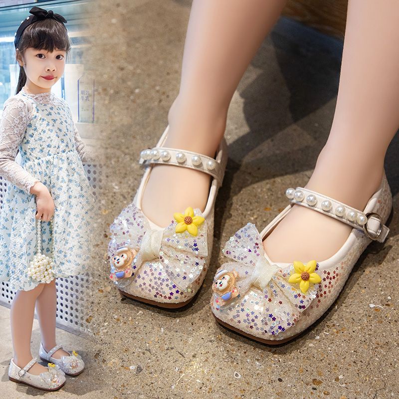 Giày Búp Bê Công Chúa Elsa Đế Siêu Mềm Thời Trang Mùa Hè Cho Bé Gái