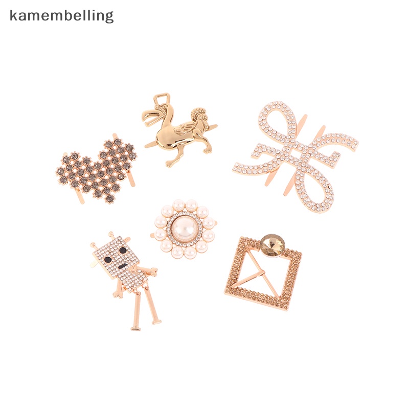 1 Cặp Phụ Kiện Kẹp Giày Cao Gót Đính Đá Cho Cô Dâu