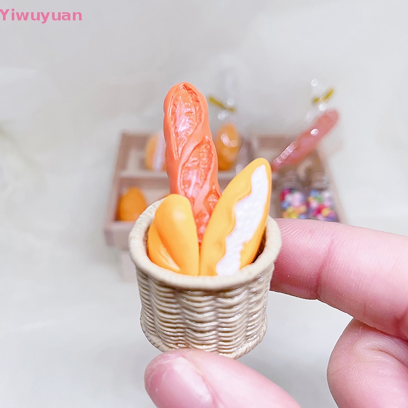 Bộ 4 / 5 Bánh Mì Đồ Chơi Trang Trí Nhà Búp Bê Tỉ Lệ 1: 12 Mới
