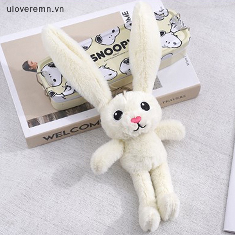 1 Móc Khóa Thỏ Nhồi Bông Đáng Yêu