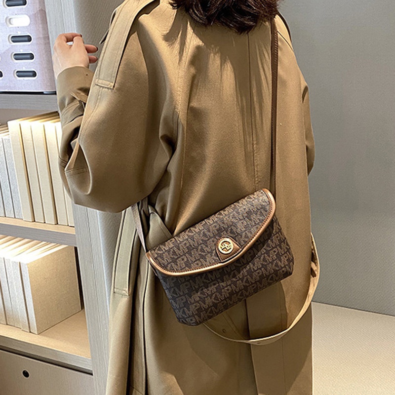 Túi Đeo Chéo Hình Vuông Nhỏ Họa Tiết Hình Học Phong Cách Cổ Điển Thời Trang Cho Nữ
