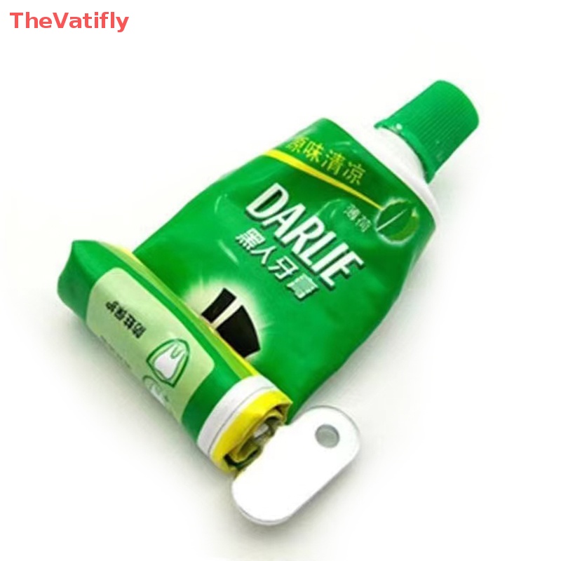 [Thevalifly] Ống Nặn Kem Đánh Răng Kim Loại Nhiều Màu Sắc Cho Phòng Tắm / Nhà Bếp