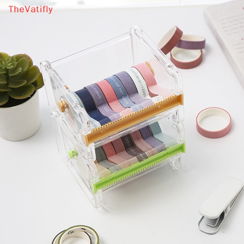[Thevalifly] Dụng Cụ Cắt Băng Keo Dán Mặt Nạ Washi Chuyên Dụng Cho Văn Phòng