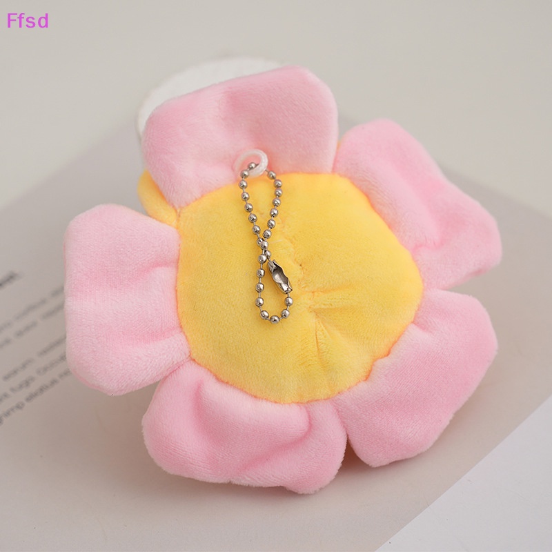 {Ffsd} Móc Chìa Khóa Xe Hơi / Túi Xách Hình Hoa Hướng Dương Nhồi Bông Dễ Thương Dành Cho Bạn Nữ Làm Quà Tặng