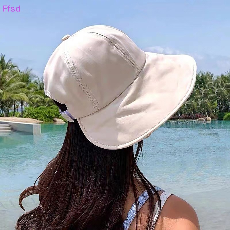 {Ffsd} Mũ Ngư Dân Vành Rộng Che Nắng Gấp Gọn Điều Chỉnh Được Thời Trang Mùa Hè Cho Nữ * Hàng Bán Chạy *