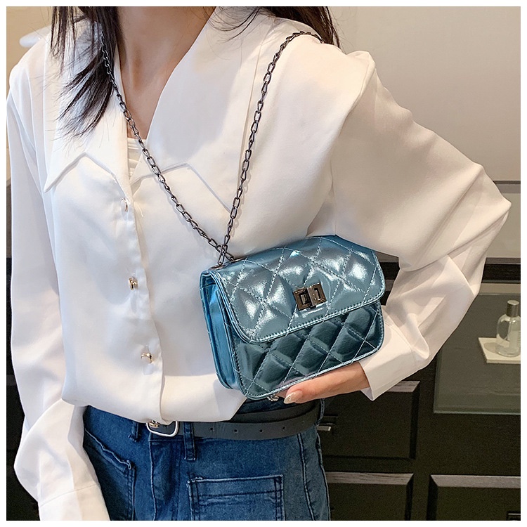 Túi Đeo Chéo Hình Vuông Nhỏ Quai Xích Thời Trang Mùa Hè 2023 HZFTR0601