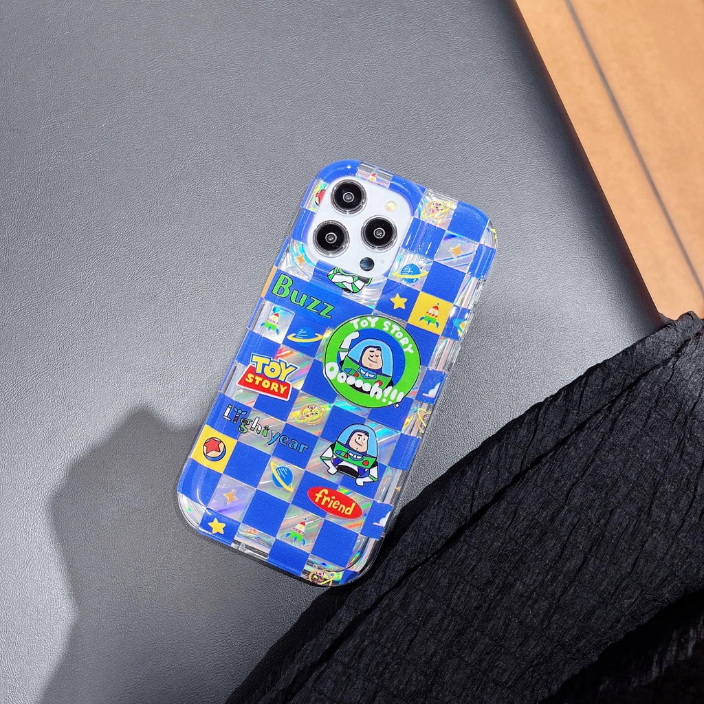 Ốp Điện Thoại TPU Mềm Trong Suốt In Hoạt Hình Alien Buzz Lightyear Cho iPhone 12 13 14 Pro Max
