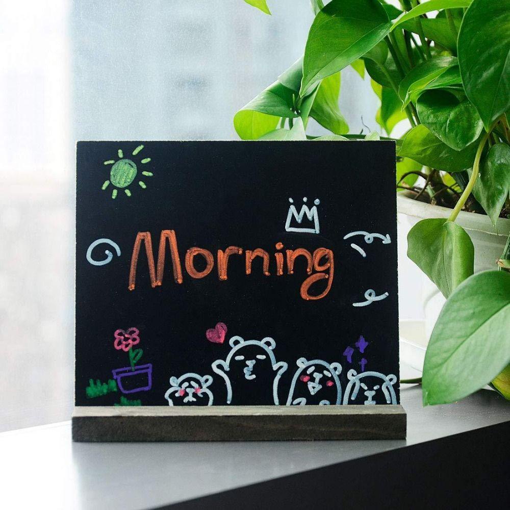 Bảng Đen Có Đế Trưng Bày Cà Phê Phong Cách Retro