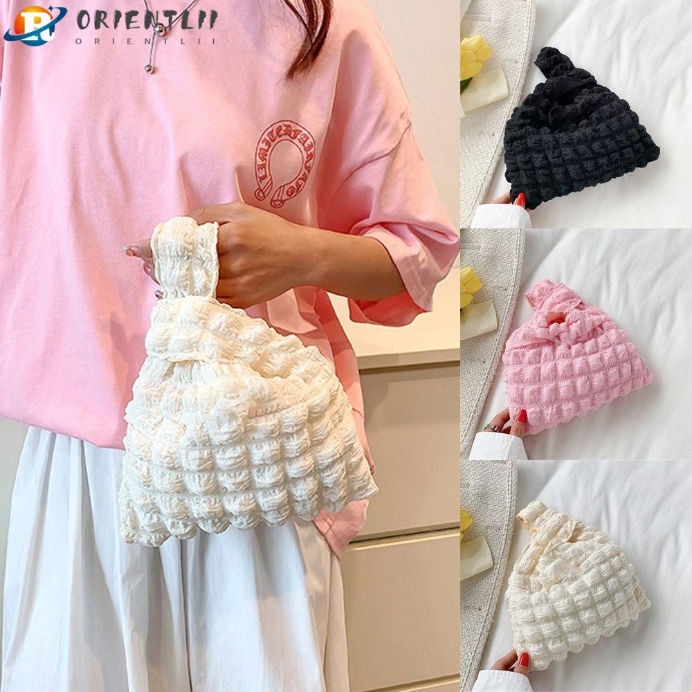 Túi Xách Orentlii Đeo Cổ Tay Thắt Nút Đáng Yêu Ngọt Ngào Cho