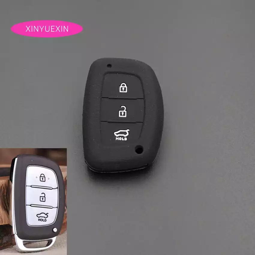 Bọc khóa SILICON ô tô HUYNDAI I10-CRETO- I20-Tucson-Elantra-Santa Fe-I30- Anywork