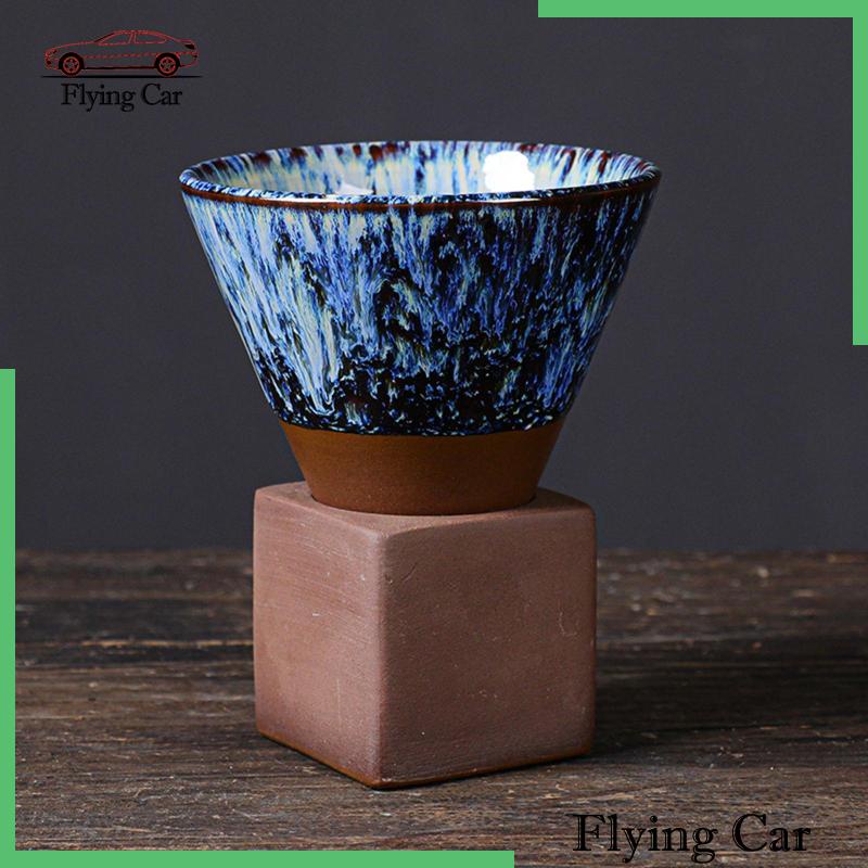 Tách Uống Trà Bằng Sứ Họa Tiết Hoa Phong Cách Kung Fu Độc Đáo 2