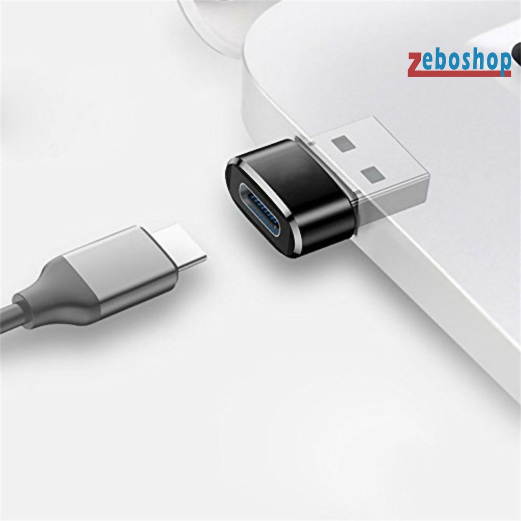 Đầu Chuyển Đổi Cổng Type C Sang Cổng USB Bằng Hợp Kim Tiện Dụng