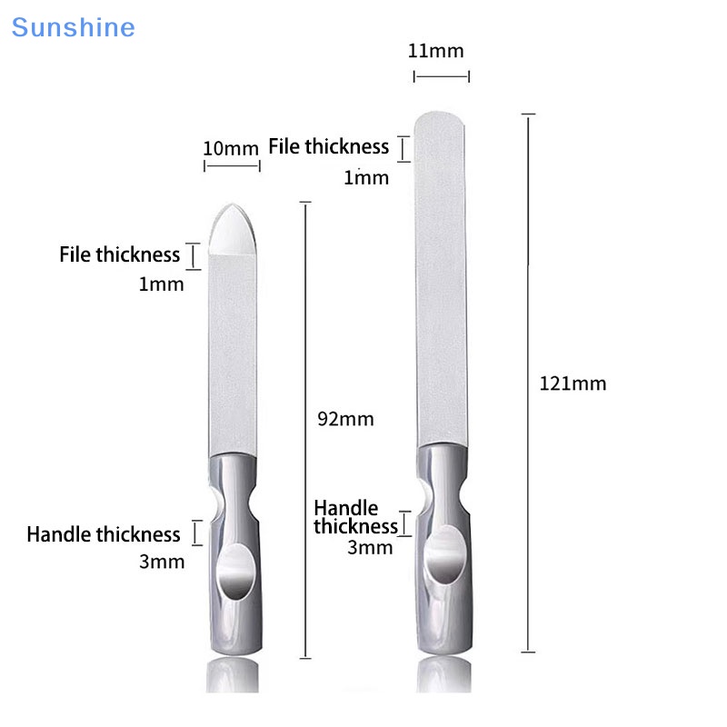 Cây Dũa Móng Hai Mặt Bằng Thép Không Gỉ Tiện Dụng