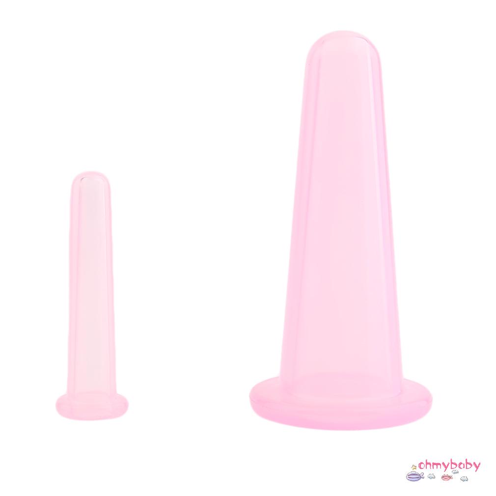 [InStock] 4 Cái/bộ Giác Hơi Dụng Cụ Chăm Sóc Sức Khỏe Cơ Thể Chống Bào Silicone Hút Chân Không Máy Mát Xa Mắt Cổ Mặt Lưng Cup [Z/5]