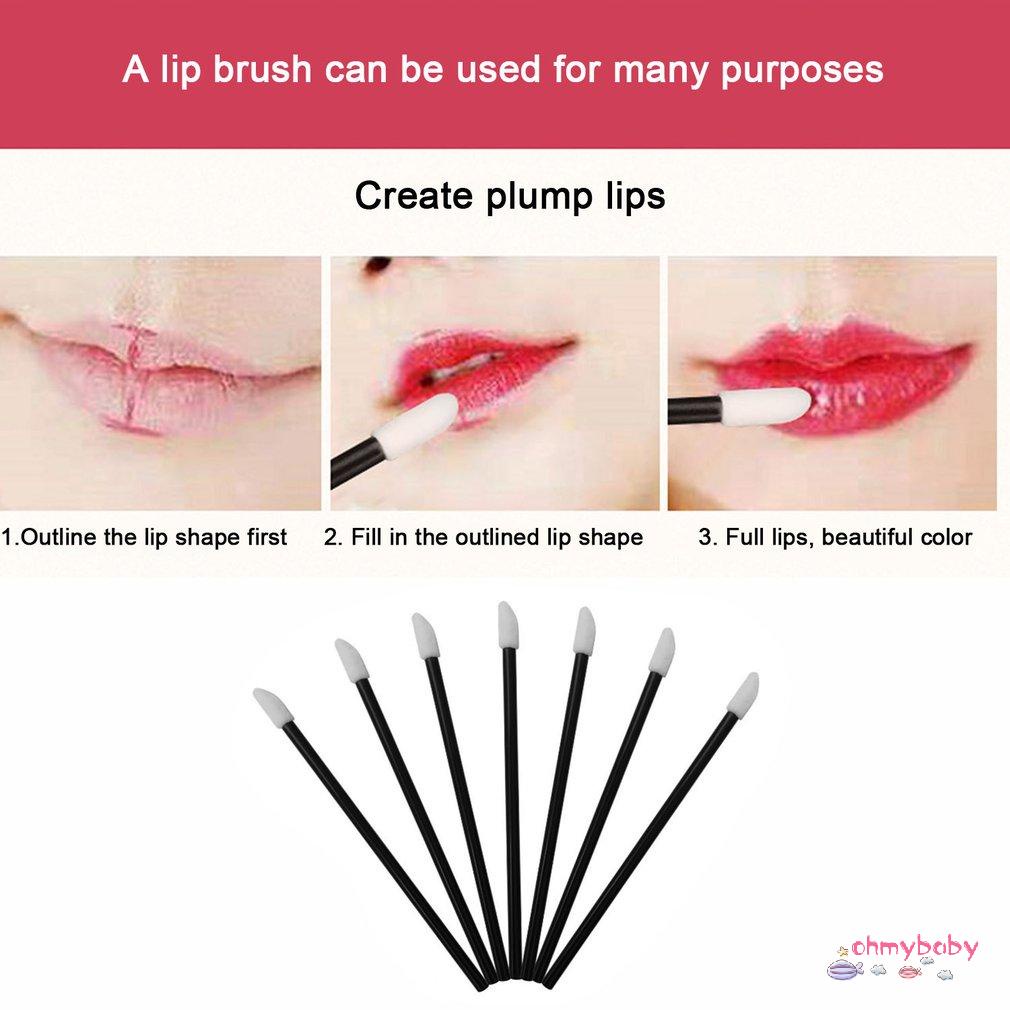 [Ready] Bộ 100 Cọ Môi Dùng Một Lần Son Bóng Applicators Trang Điểm Applicator Rỗng Dính Dụng Cụ Làm Đẹp [Z/11]