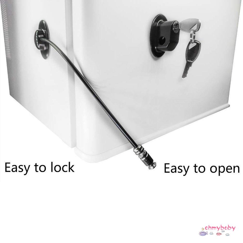 [Ready] Ổ Khóa Ngăn Kéo Tủ Lạnh Trẻ Em Cửa Chống Dịch Chuyển Giả Tay Mở Bảo Vệ [Z/15]