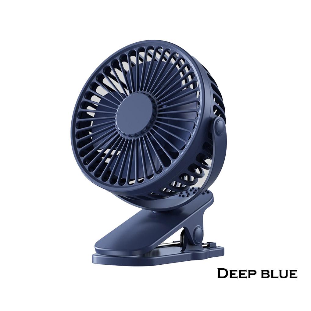 Quạt Điện Mini Dạng Kẹp Có Thể Sạc Lại Tiếng Ồn Thấp Tiện Dụng