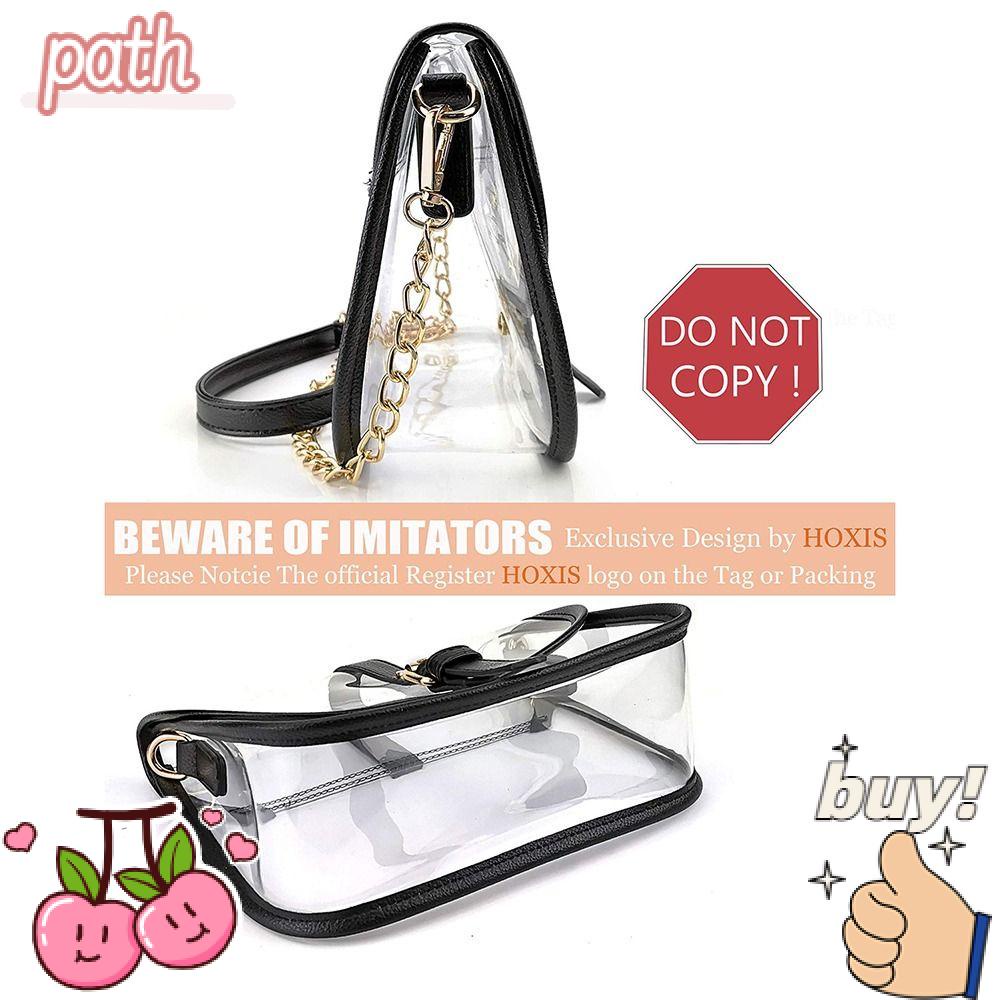 Túi Tote Đeo Vai Bằng Nhựa PVC Màu Trong Suốt Thời Trang Du Lịch